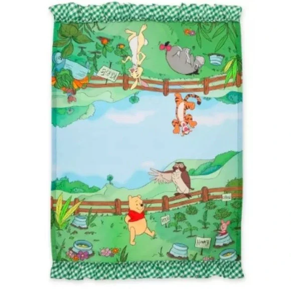 Disney Winnie The Pooh Kitchen Towel Piglet Tigger Owl‎ Hunny Garden Farm Scene