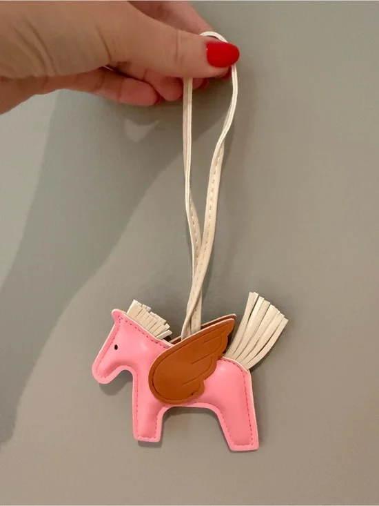 Pink Pegasus Bag Charm