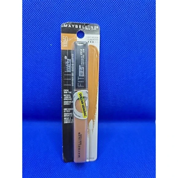 Maybelline Fit Me 50 Cafe Light Medium Concealer 0.23 Fl Oz New Sealed