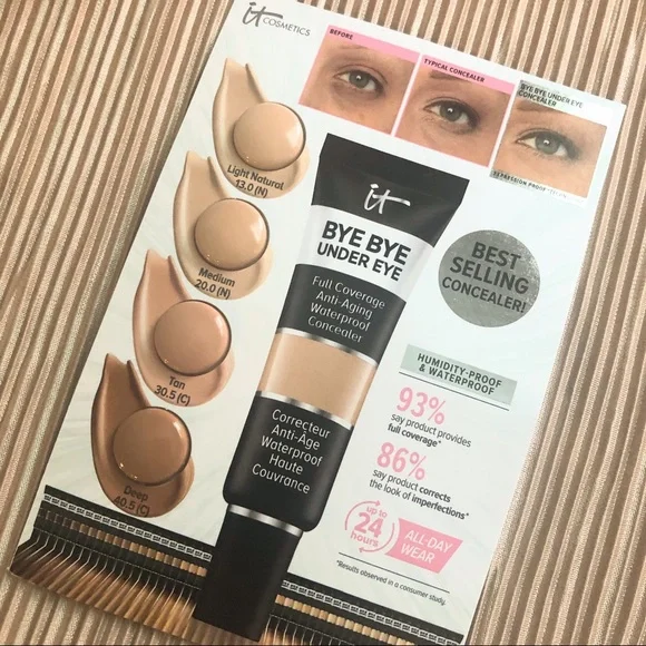 IT COSMETIC BYE BYE UNDER EYE 4 SHADES