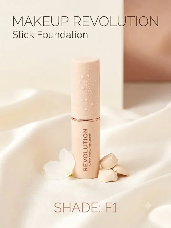 Makeup Revolution Fast Base Stick Foundation F1 New