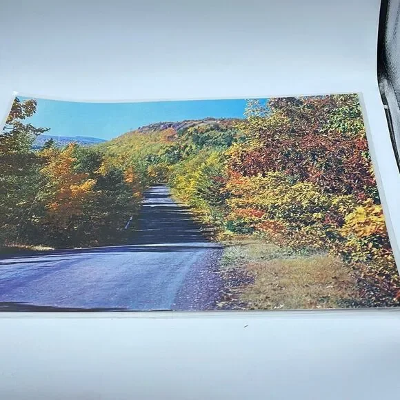 Vintage placemat lamented “The Brockway Mountain Drive “ Copper Harbor “ , Michi