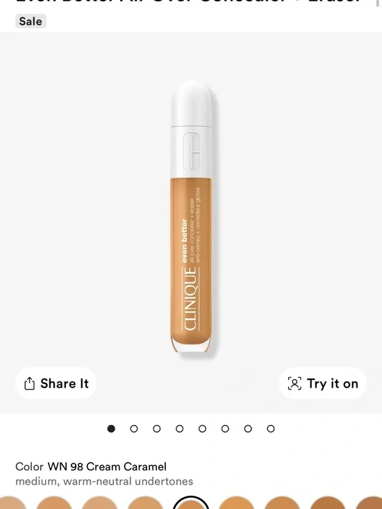 Clinique Even Better Concealer in Cream Caramel (WN 98)