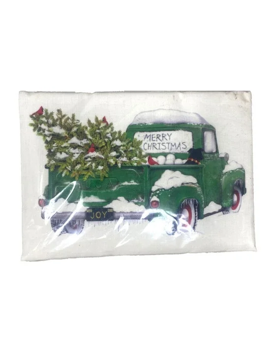 Mary Lake Thompson Merry Christmas Holiday Flour Sack Kitchen Towel 30