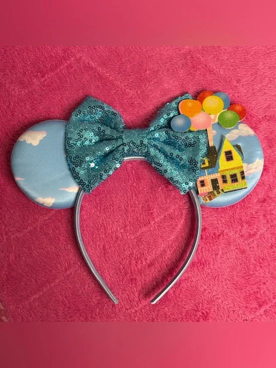 Disney Pixar Up house balloons headband ears