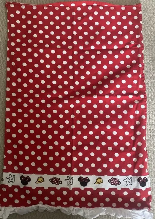Disneyland Vintage Minnie Mouse Dish Towel 26x17
