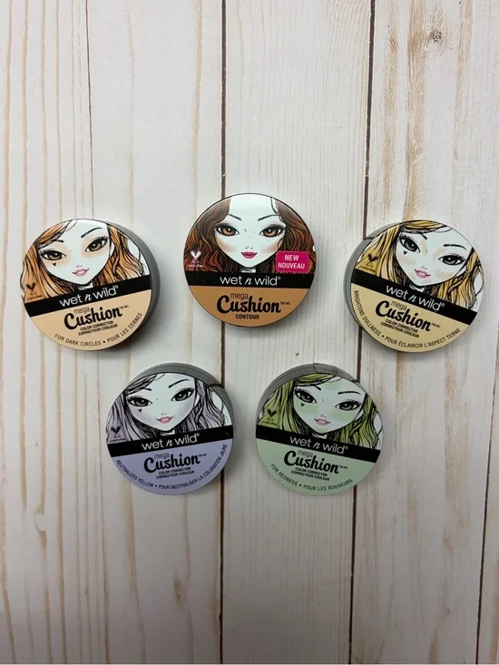 Wet N Wild Mega Cushion Color Corrector and Contour Lot