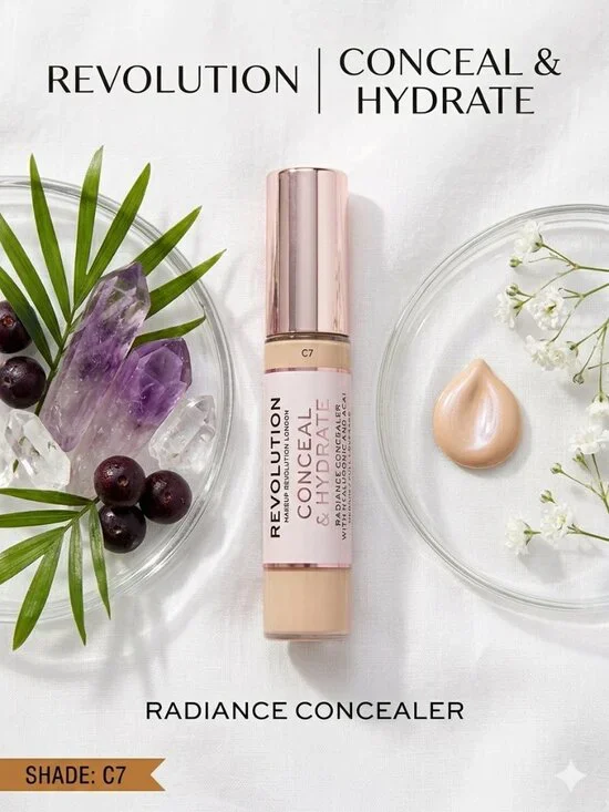 Makeup Revolution Conceal and Hydrate Radiance Concealer Shade C7