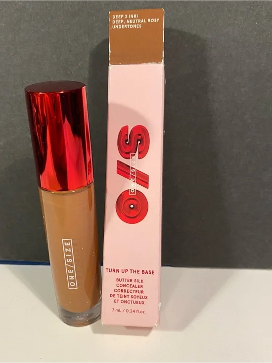 One Size Turn Up The Base Butter Silk Concealer Deep 2 (NR) 0.24 oz