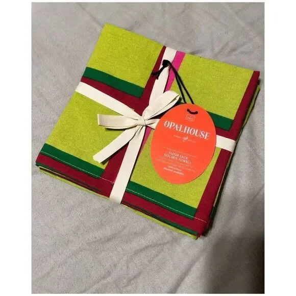 Opalhouse 2pk Flour Sack Kitchen Towels