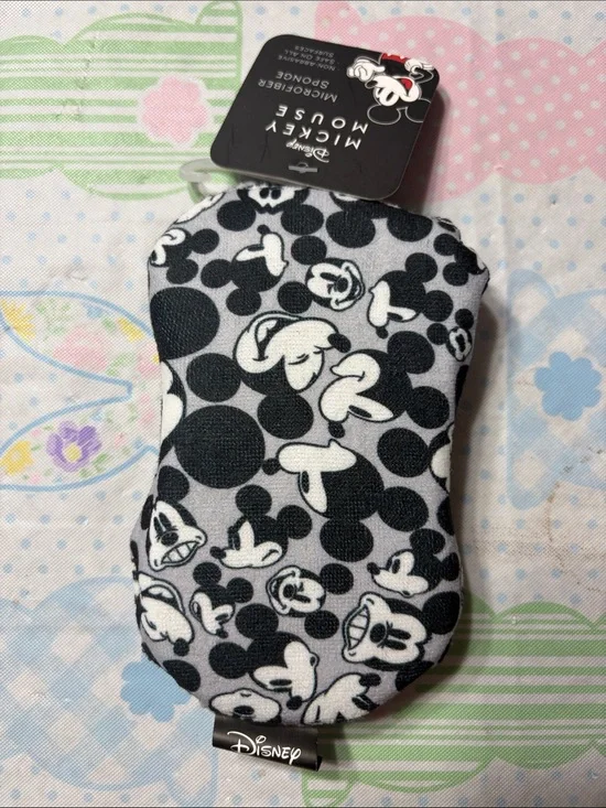 4/$20 bundle Disney Black & White Mickey Mouse Microfiber Sponge