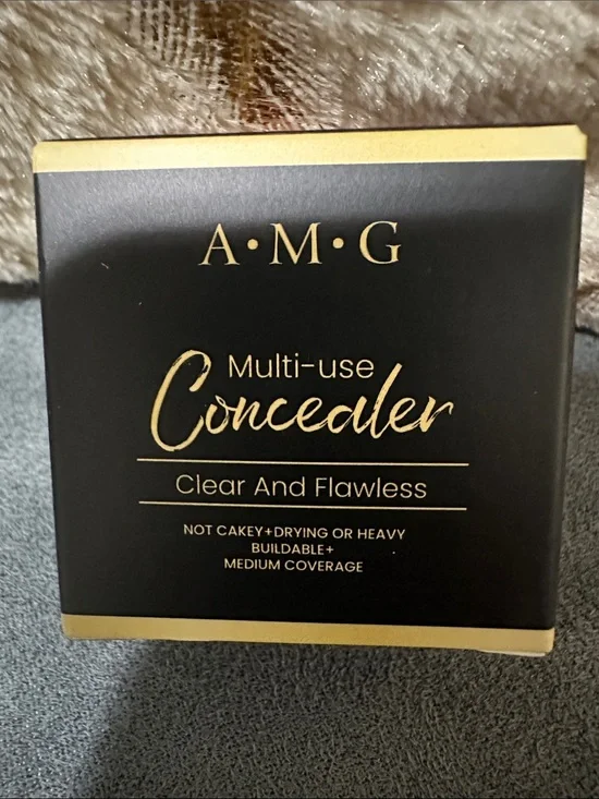 A.M.G Multi-use Concealer - Black & Gold Packaging Peach Beige Color