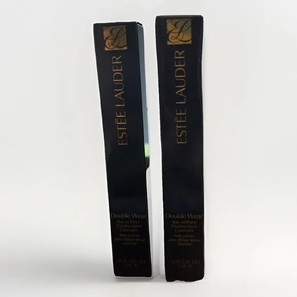 2 Estee Lauder Double Wear Flawless Concealer 7C Cool Extra DEEP Full Size Lot