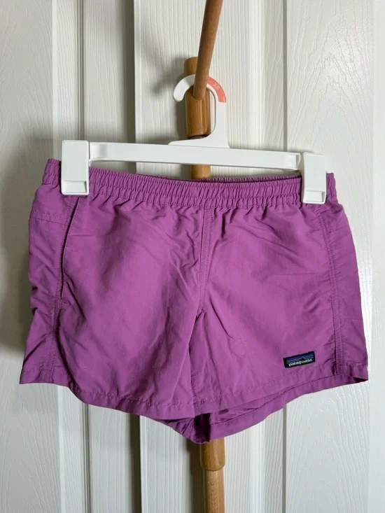 Patagonia Purple Shorts Kids Girls Size Large