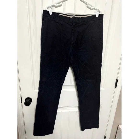 Banana Republic Aiden Chino Pants Mens 35/36  Slim Fit 100% Cotton