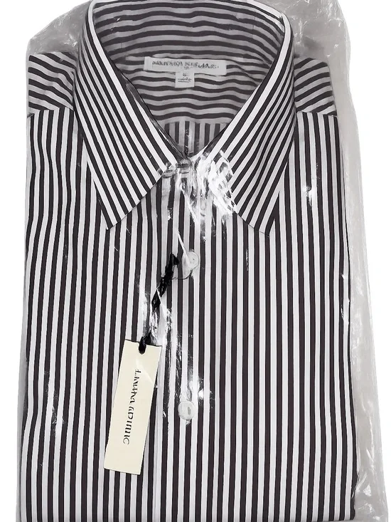 NWT Banana Republic Men’s Wrinkle Resistant Slim Fit Striped Dress Shirt