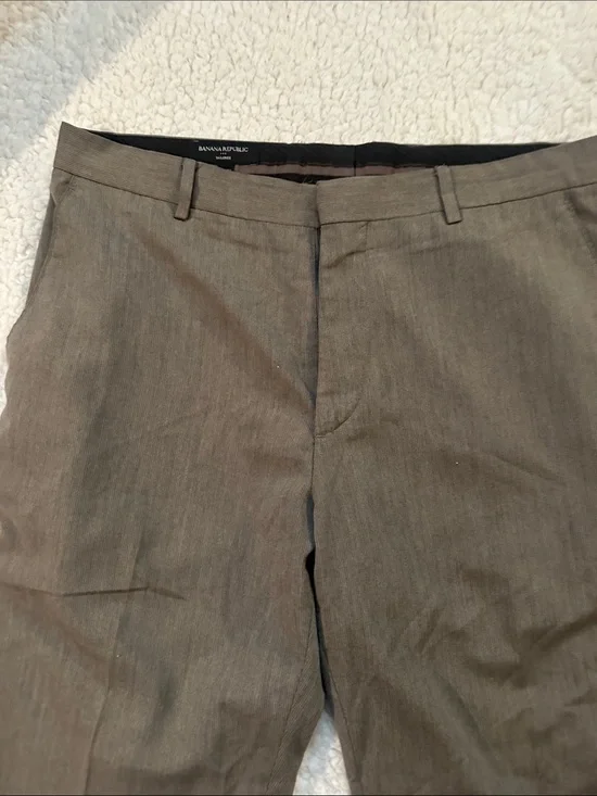 Banana Republic Men's Dress Pants - Olive