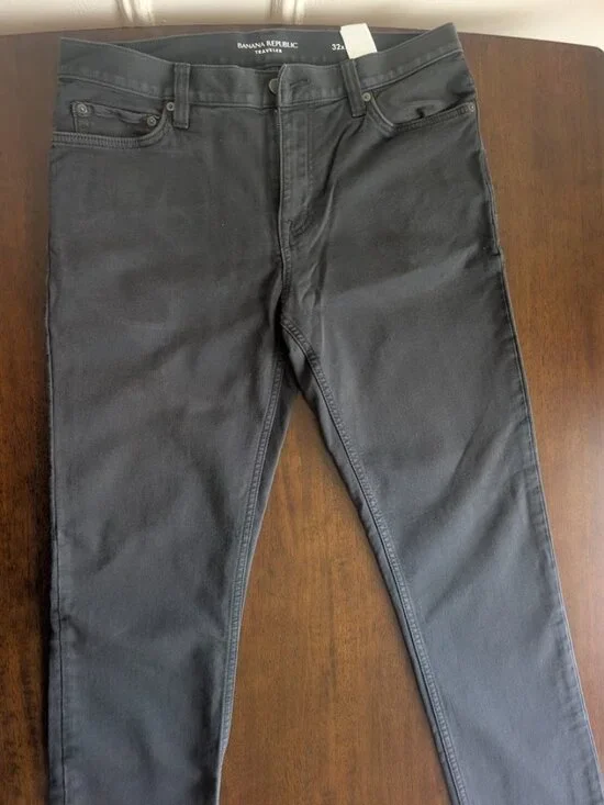 Gray Banana Republic Traveler Pant, 32x32 Skinny Fit