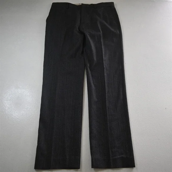 Banana Republic 34x34 Gray Heather 100% Wool 673154 Modern Slim Dress Mens Pants
