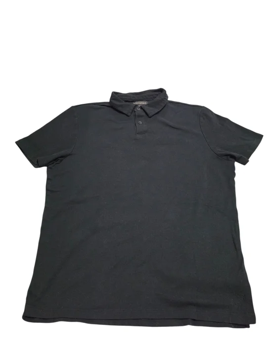 Banana Republic Men's Black Short Sleeve Polo Large 100% Cotton