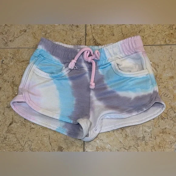 Joe's Jeans Pastel Tie-Dye Athletic Shorts in Blue, Purple & Pink Size 4T