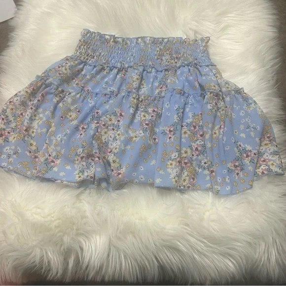 Size 10/12 GIRLS Floral Skort E2
