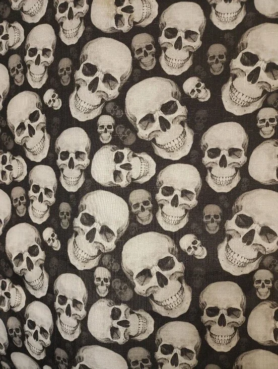 Skull Print Tablecloth