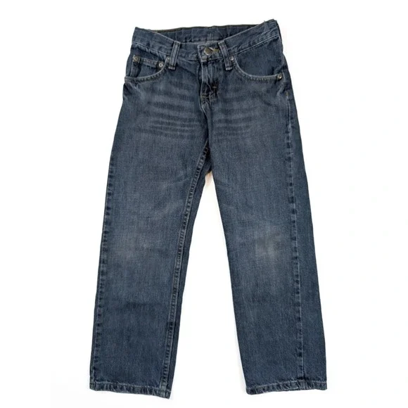 Lee Premium Select Regular Fit Straight Leg‎ Blue Denim Wash Jeans Boy's Size 10