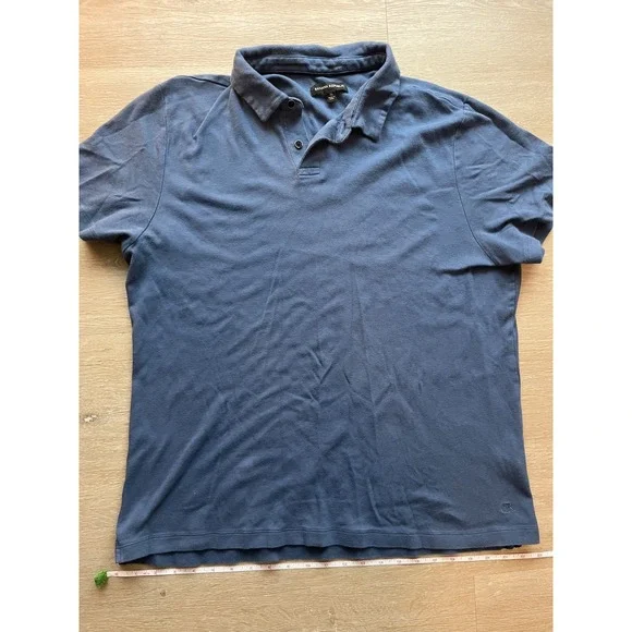 Banana Republic Polo Golf‎ Shirt Mens XL Navy Blue Comfort Outdoor Sportswear