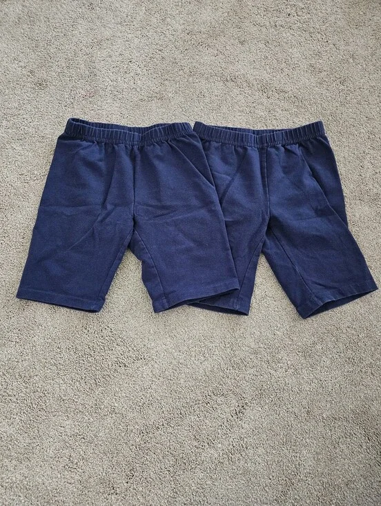 Hanna Andersson Navy Shorts, Size 6-7