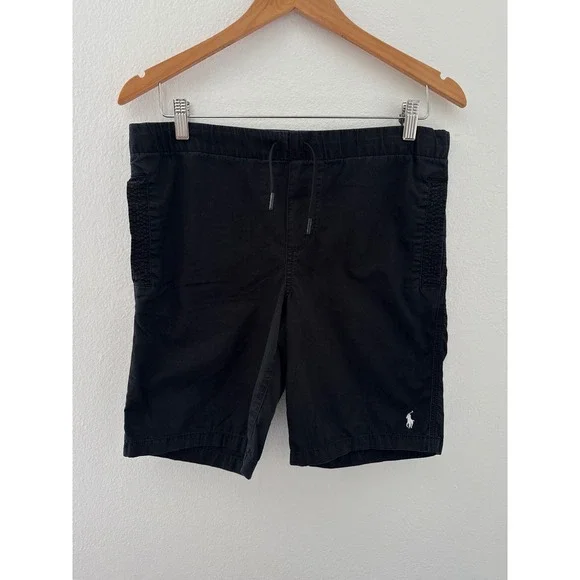 Polo Ralph Lauren Boys Size 14/16 Large Black Shorts