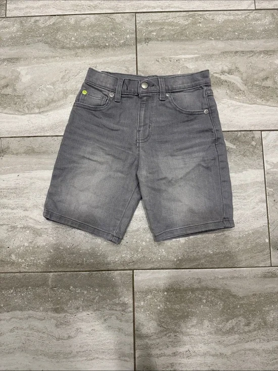 wonder nation Gray Denim Shorts with Subtle Wash