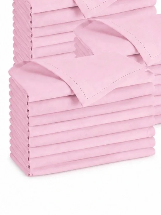 Soft Pink Microfiber Cleaning Cloths - Pack