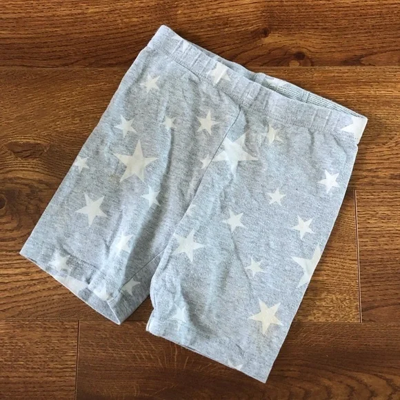 Wonder Nation gray star print bike shorts in size S (6/6x)