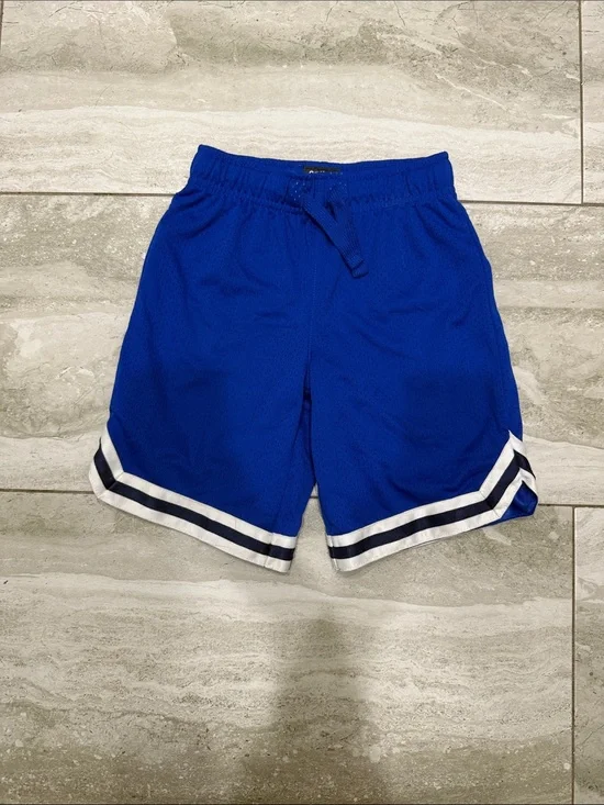OshKosh B'gosh Royal Blue Athletic Mesh Shorts with White Trim