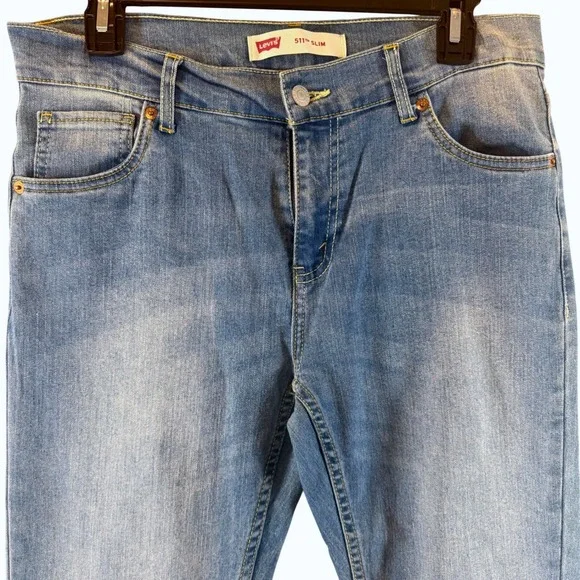 Levi's 511 Slim Jeans Youth 18 Reg 29x29 Medium Wash Denim Casual 5-Pocket