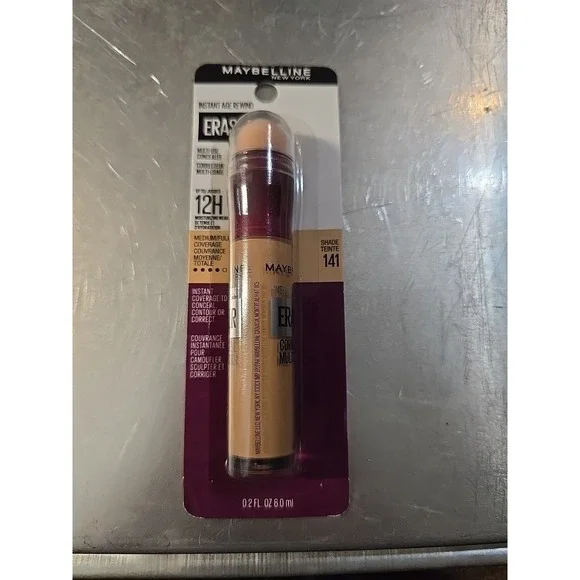 Maybelline Instant Age Rewind Eraser Dark Circles, #142 Golden, 0.2 fl oz NIPS