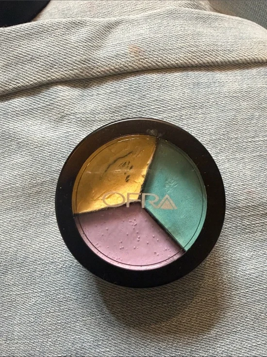 OFRA Correcting Tri-Pot — Yellow, Lilac, Mint