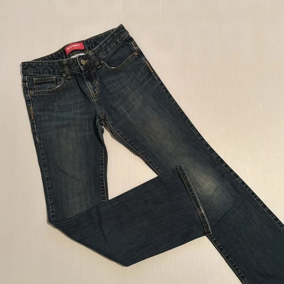 Old Navy Adjustable waist, Boot-Cut Jeans.  Girls size 10