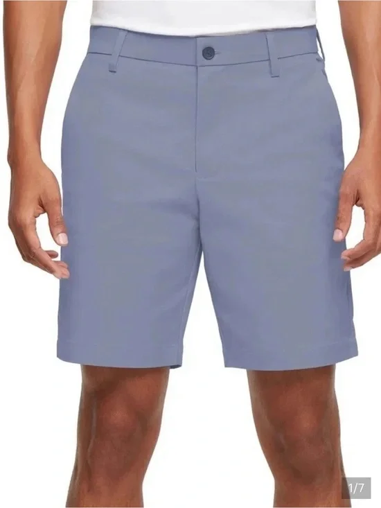 Banana Republic Slate Blue Flat Front Men's Shorts