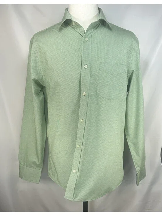 Banana Republic Non-Iron Classic Fit Button Up Green Mens L