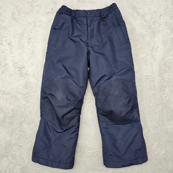 Lands' End Youth Nylon Snow‎ Pants Size 8 Insulated Reinforced Knee Seat Winter