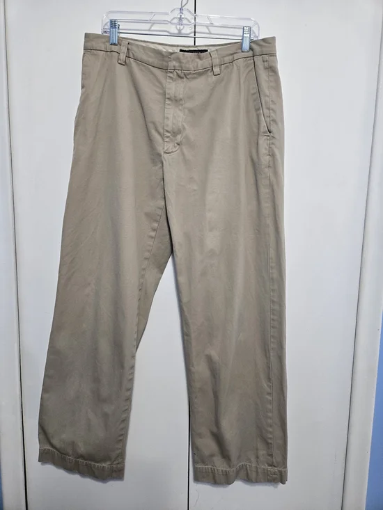 Banana Republic Dawson Khaki Chino Pants Men's 36x32 Straight Leg Cotton