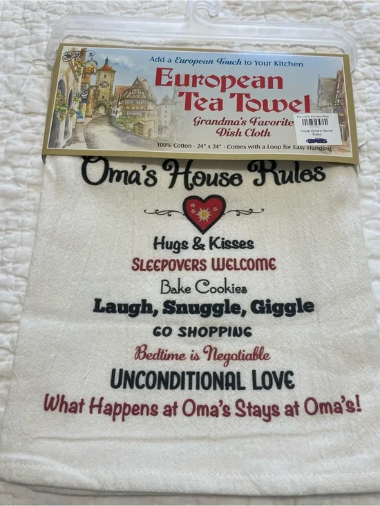 European Tea Towel 