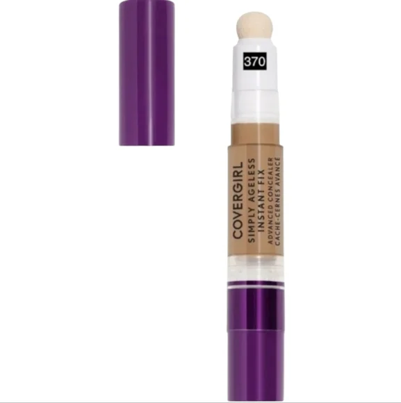 4 x CoverGirl Simply Ageless Instant Fix Advanced Concealer, 370 Tawny