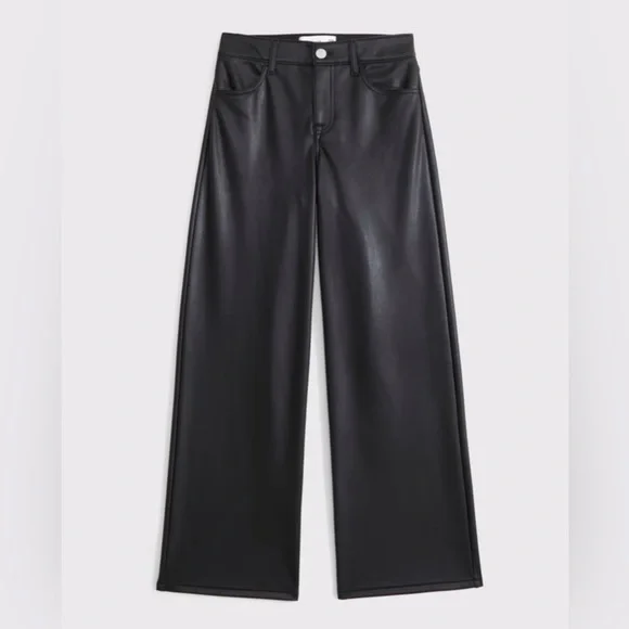 Vegan Faux Leather Pants