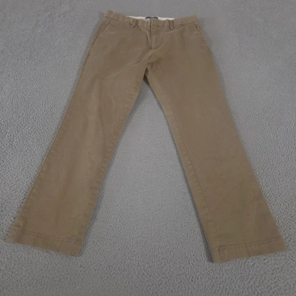 Banana Republic Pants Mens 34x32 Tan Slim Rapid Movement Chino Stretch Cotton