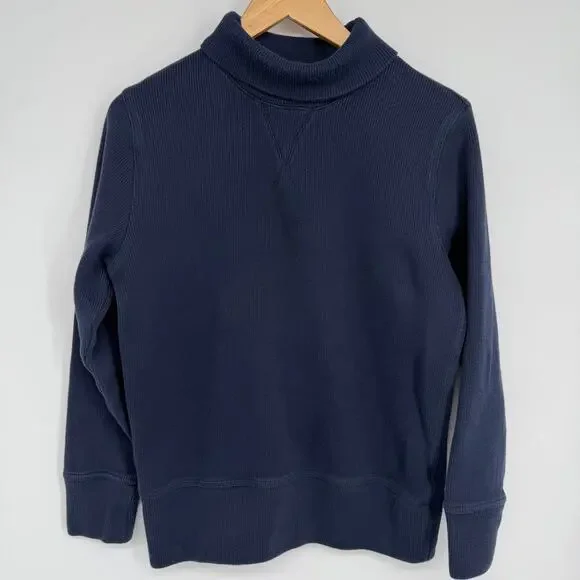 Banana Republic Sweater Men’s Medium Navy Fisherman Turtleneck‎ Outdoor Nautical