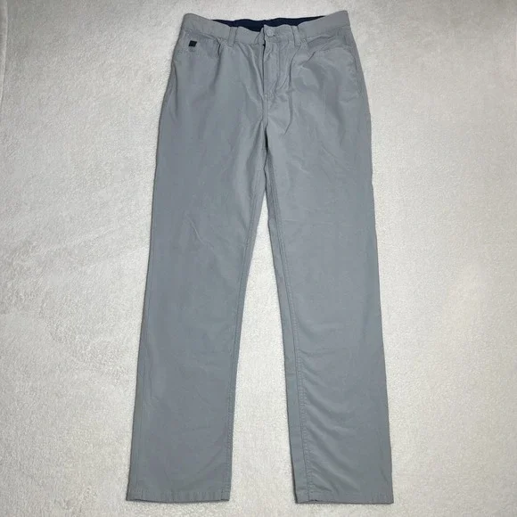 Vineyard Vines OTG On-The-Go 5-Pocket Pants Boy 18 Grey Stretch Performance Golf