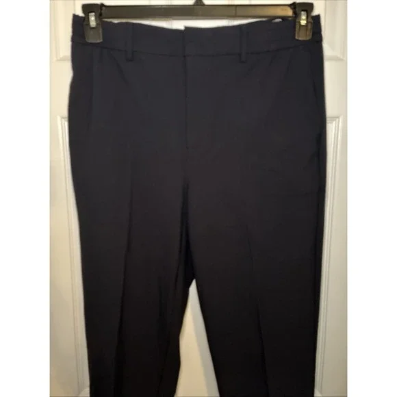Men's Banana Republic Tailored Tapered  Trouser Pant Elastic Band Blue 34x36